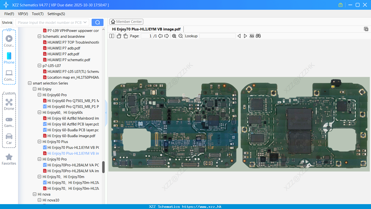 Huawei Hi Enjoy70 Plus-HL1JEYM VB Image